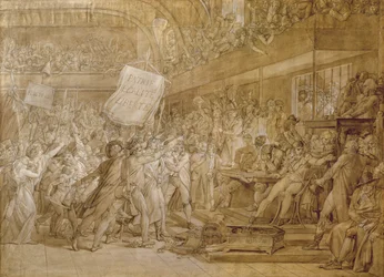 Das Volk von Paris stürmt die Tuilerien am 10. August 1792